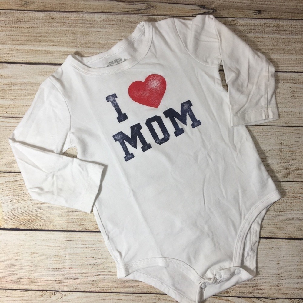 OshKosh Love My‎ Mom Long Sleeve Bodysuit | 24 M